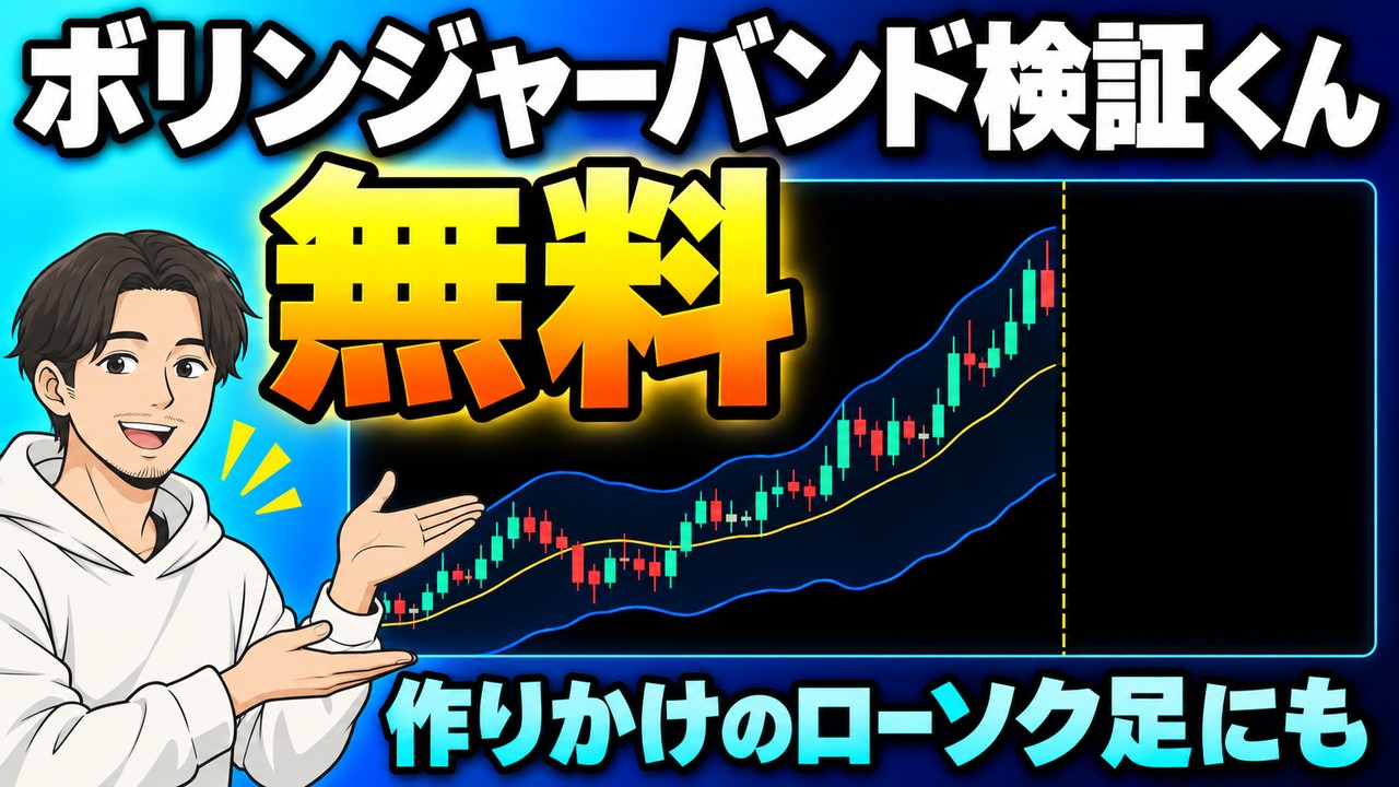 MT4の無料インジケーター「ボリンジャーバンド検証くん」