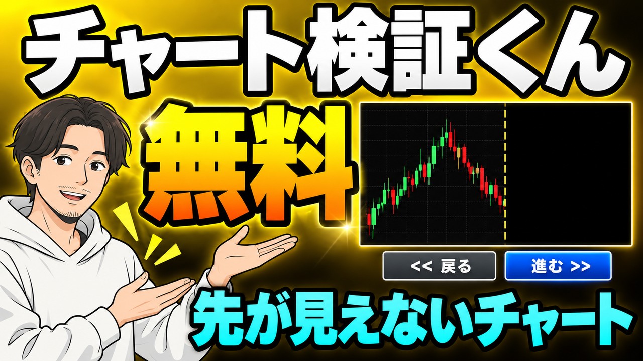 MT4の無料インジケーター「チャート検証くん」
