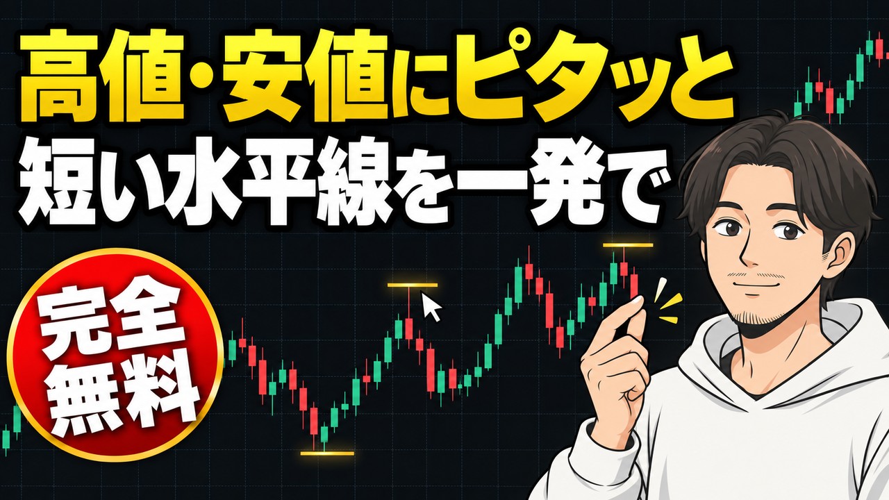 MT4の無料インジケーター「スナップライン」